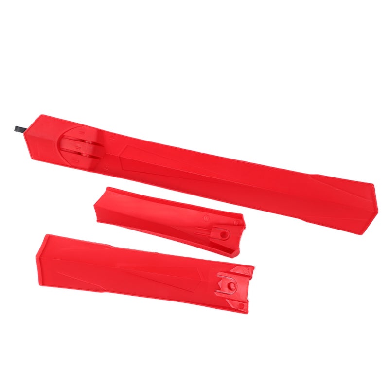 Bike Mud Guard Resilient Plastic Cleanable Bicycle Components for Riding CyclingRed - Image 2