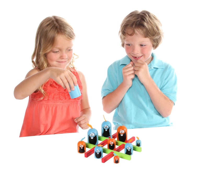 blue orange لعبة تيك تاك تو غوبلت غوبلرز 2 لاعبين - لعبة استراتيجية ممتعة - لعبة لوحية تعليمية حائزة على جوائز للأطفال والعائلة من بلو أورانج جيمز - اللعبة الأصلية، مصنوعة بالكامل من الخشب - للأعمار 5 وما فوق. - Image 2