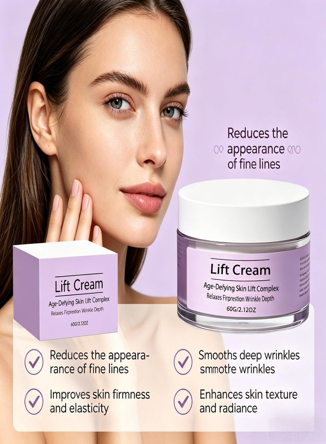 KINOWJI 2026 New Instant Face Lift Cream, Anti-Wrinkle Firming Lifting Cream for Women, Instant Tightening Sagging Skin, Reduce Fine Lines & Wrinkles, Natural Gentle for All Skin Types 60ML (1 - Image 4