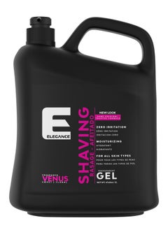Elegance Elegance-E Series Shaving Gel - Venus 2L: Moisturizing, Irritation-Free, Transparent Formula for Sensitive Skin 