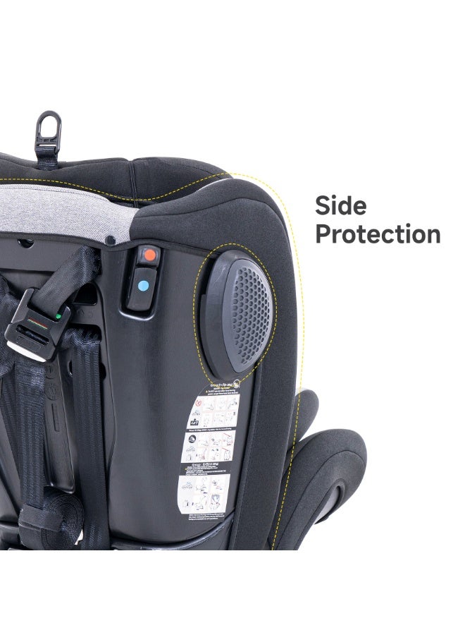 جوفيكيدز Jovikids Angel Safety Baby Car Seat with Isofix and Top Tether, 360 Degree Swivel Child Seat, Rotating Carseat for Group 0/1/2/3, 0-12 Years Old, ECE R44/04, Black - Image 5