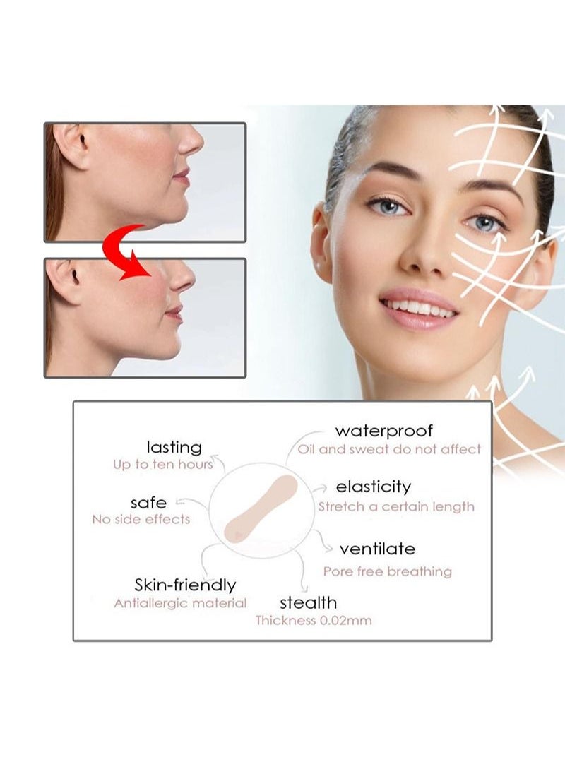 Face Lift Tape, 100 Count Ultra Thin Invisible Facial Tape for Instant Face, Neck and Eye Lift, Breathable, Hypoallergenic Facial Tape - https://f.nooncdn.com/p/pzsku/Z7E8FE31887607F575FD4Z/45/_/1668591977/abac5976-7b28-4ace-b796-fbf36cffc978.jpg?width=original