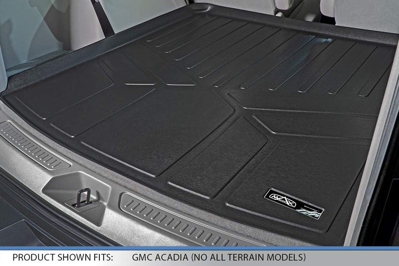 MAX LINER D0230 All Weather Cargo Liner Floor Mat for 2017-2021 GMC Acadia - Black - Image 2