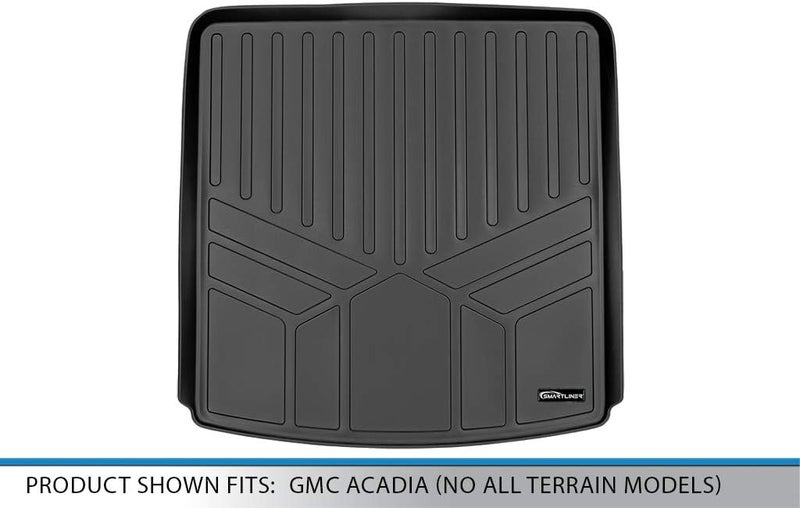 MAX LINER D0230 All Weather Cargo Liner Floor Mat for 2017-2021 GMC Acadia - Black - Image 3