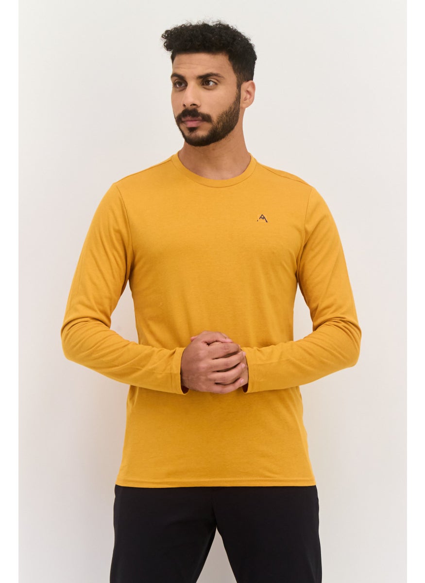 Men Sportswear Fit Long Sleeves Outdoor T-Shirt, Orange - pzsku/Z7E901E2BC264EC8B8104Z/45/_/1737642083/82f8da55-0397-4eca-b0fb-bf7843380947