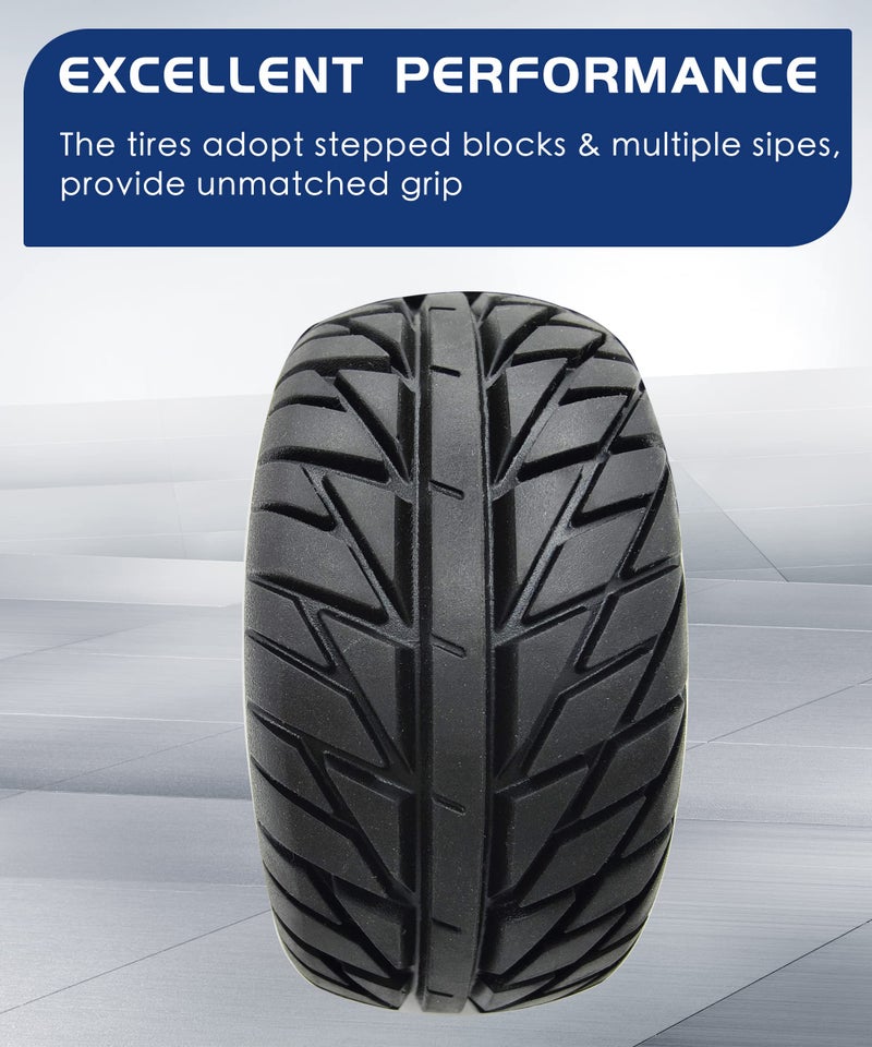 HOPLEX RC Short Course Truck Tires with Foam Inserts for 1/10 Scale Arrma Senton Tires Traxxas Slash Tires Axial Redcat Rc4wd Hex Detachable Replacement 17mm 14mm 12mm RC Wheels and Tires - Image 4