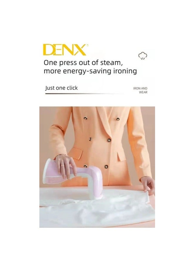 Denx Portable Steam Iron with 30g/min Strong Steam, 30s Fast Heating, Perfect Handheld Garment Steamer for Home and Travel - Image 3