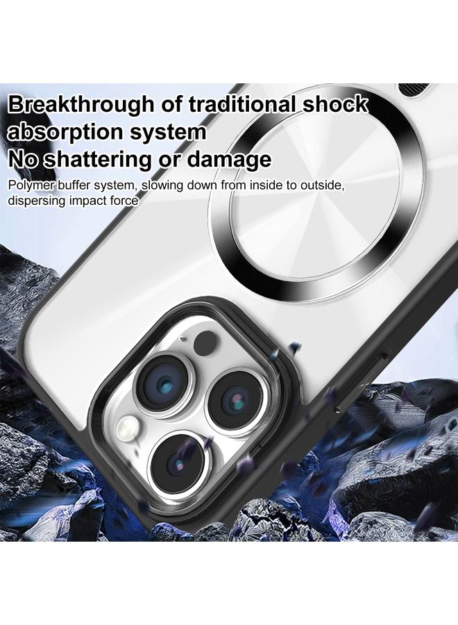 S-TOP Case For iPhone 16 Pro Glaring CD Texture MagSafe Phone Case - Image 3