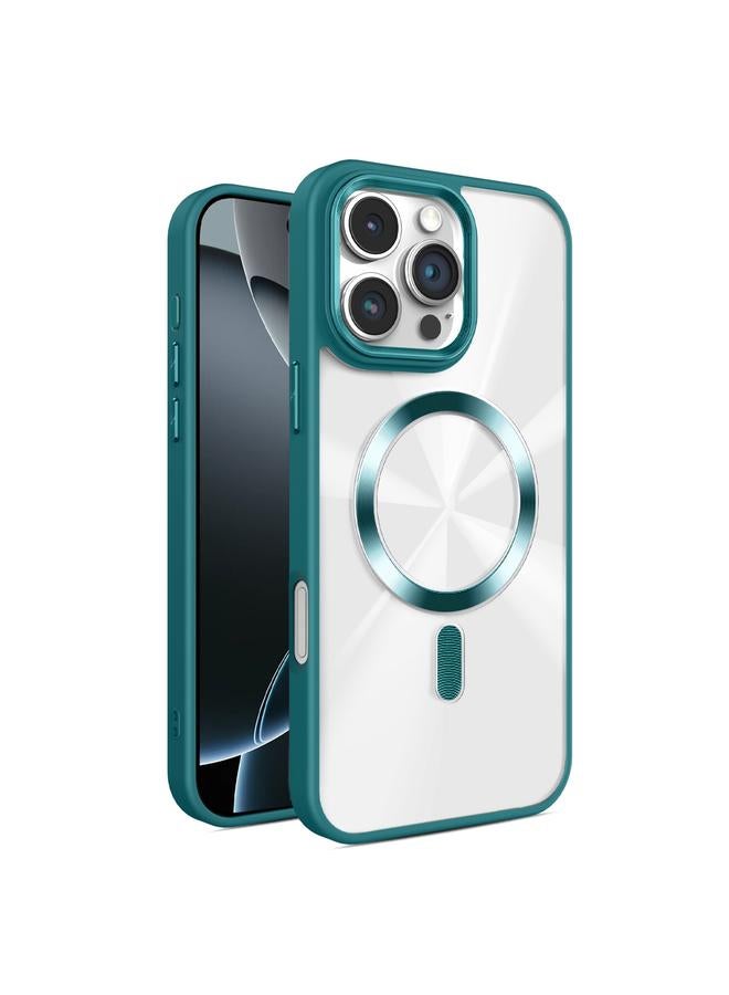 S-TOP Case For iPhone 16 Pro Glaring CD Texture MagSafe Phone Case - Image 1