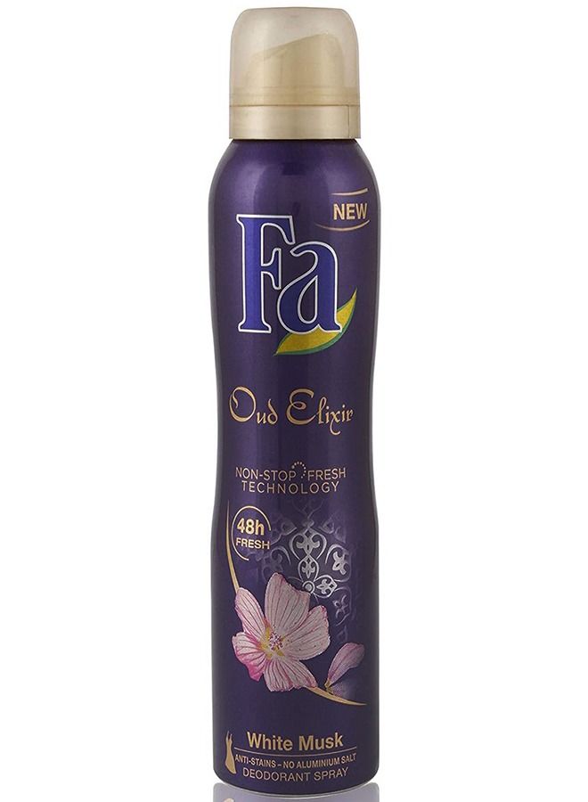 Fa Oud Elixir White Musk Deodorant Spray 200 ml