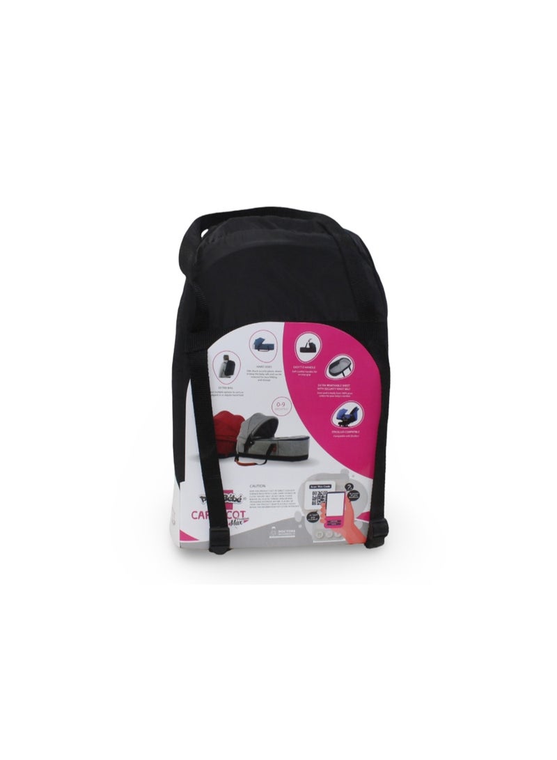 Petit Bebe Max Carrycot – Black - Image 2
