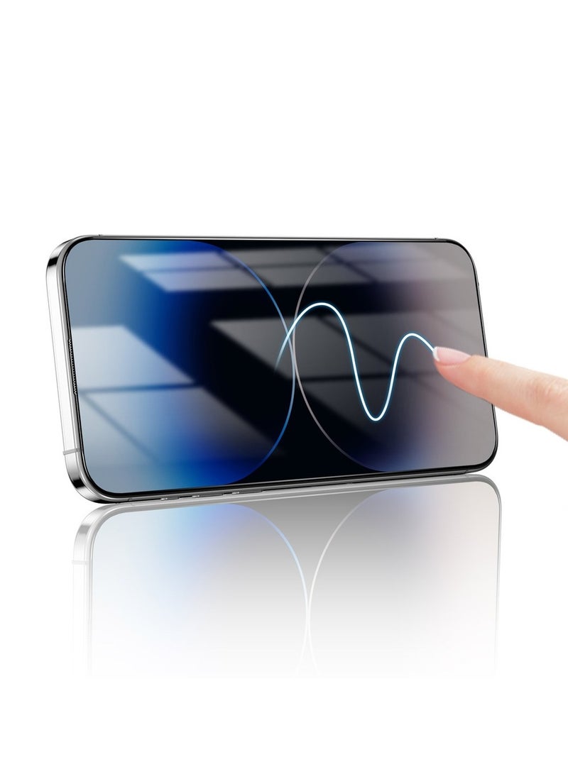 Green Lion 9H Steve Matte Strong Full Glass Protectorr for iPhone 15 Pro - Clear - Image 4