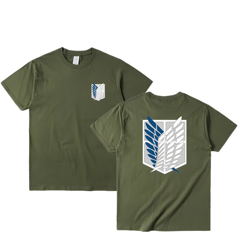 Wingsshirtsleeveonshorttattacktitan-Freedomackermof - Image 2