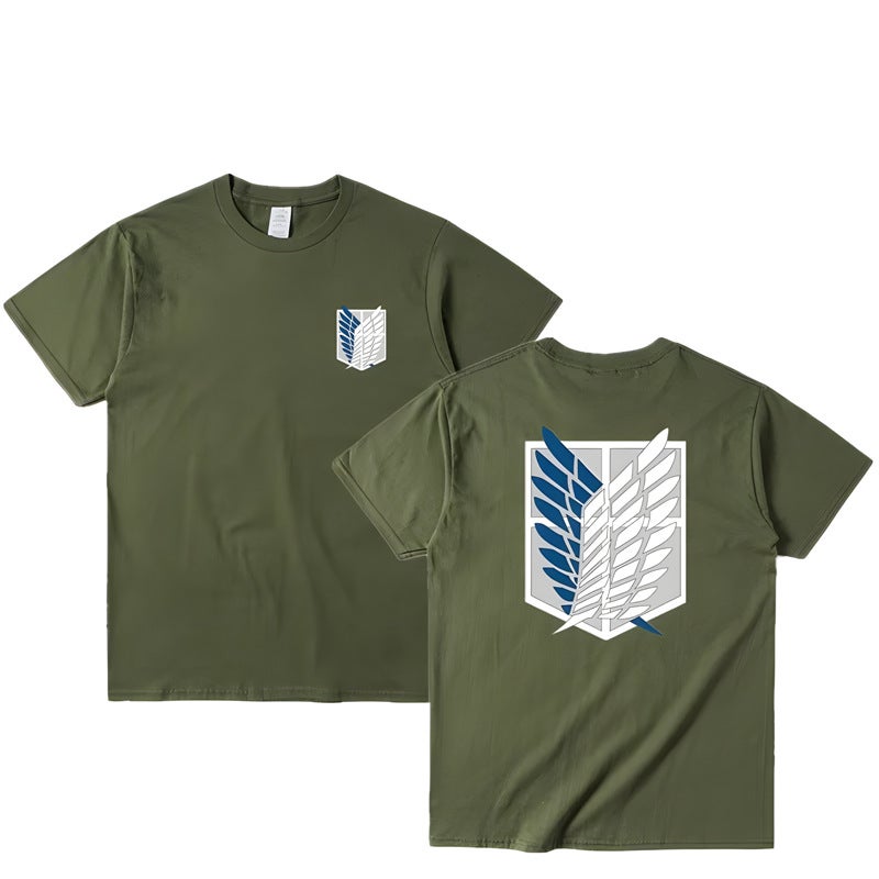 Wingsshirtsleeveonshorttattacktitan-Freedomackermof - Image 1