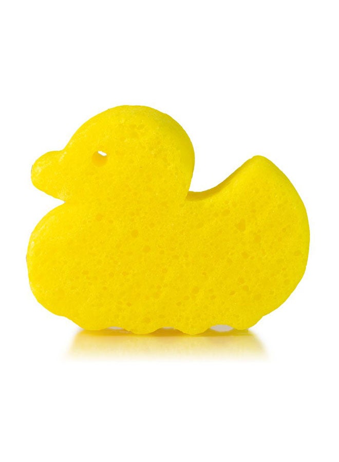 spongelle Strawberry Cream Duck Body Wash Infused Buffer 70g (Multi Use) - Image 1