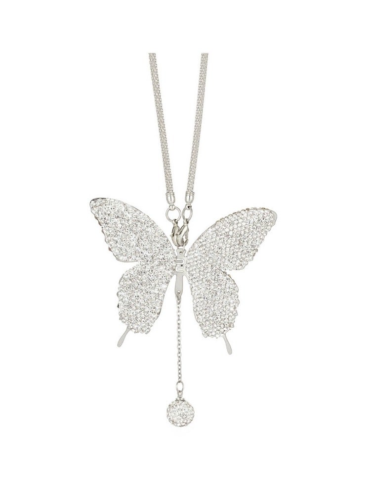 Butterfly Car Hanging Ornament Elegant Rhinestones Butterfly Car Charms for Rear View Mirror Car Accessories - Image 3
