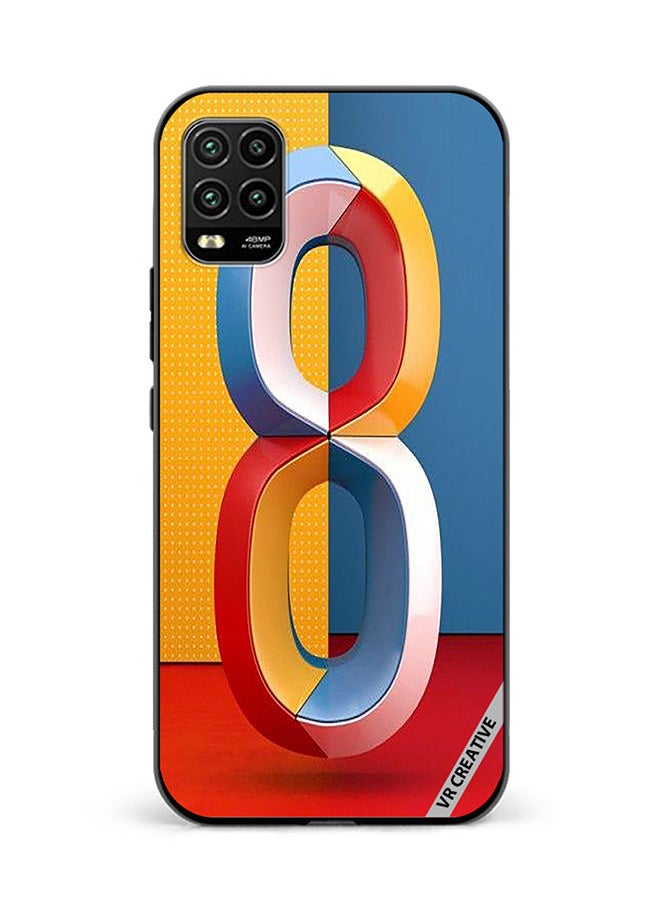 VR CREATIVE - Protective Case Cover For Xiaomi Mi 10 Lite 5G Number 8 Design Multicolour - Image 1