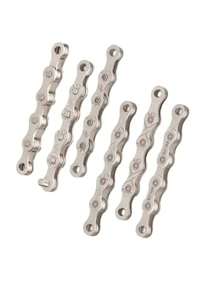 10 Speed Carbon Steel Bicycle Chain with Connector for Mountain and Road Bike Replacement - Image 1