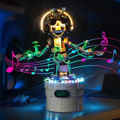 LocoLee LED Light Kit Compatible with Lego 76297 Dancing Groot No Models Only Light Creative Lighting Set Accessories Compatible with Lego 76297 Dancing Groot Set Music Version - Image 5