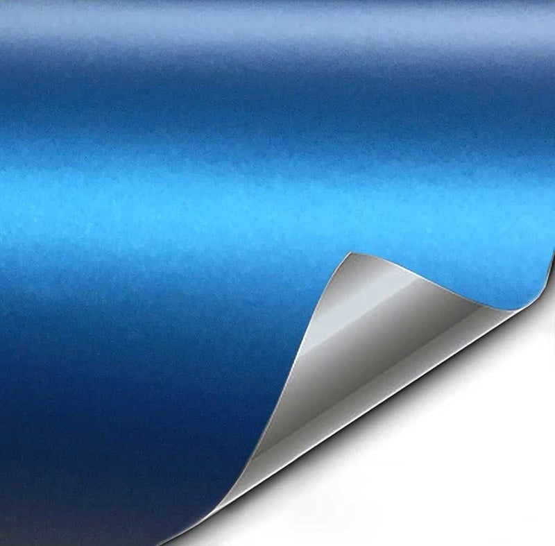 VViViD Premium Vinyl Wrap Film 1ft x 5ft Matte Metallic Blue
