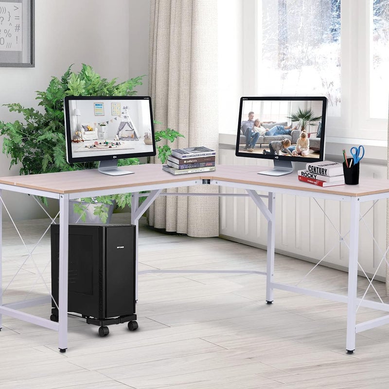 YOSE Computer Tower Stand, Adjustable Mobile CPU Stand with Rolling Caster Wheels, Premium PC Tower Stand Holder for Floor Carpet Gaming PC Case - Image 4