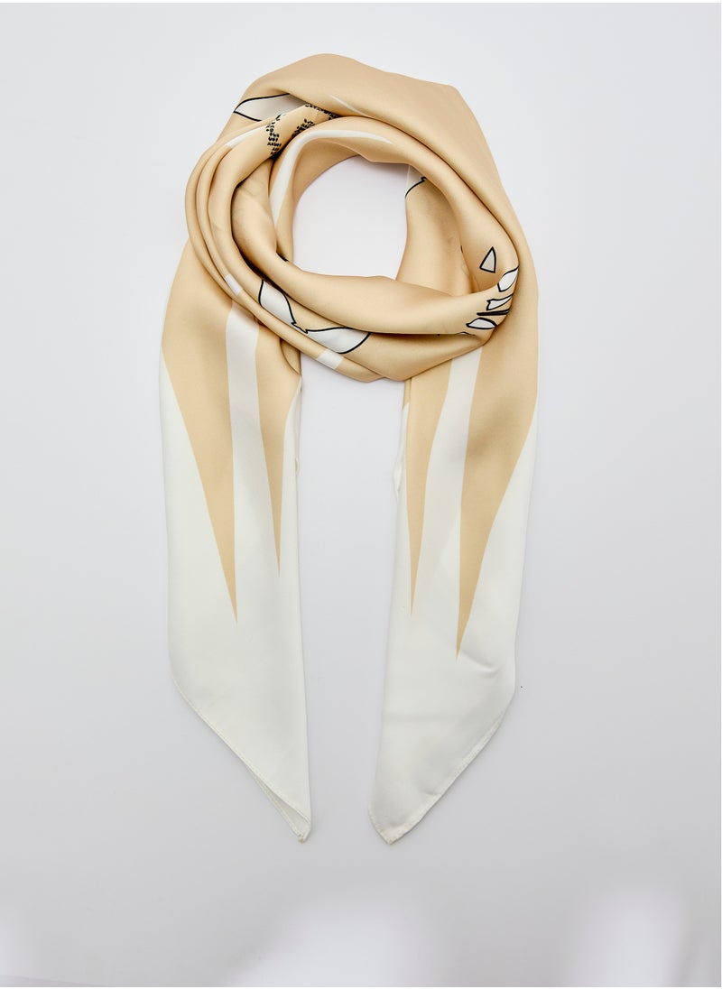 Eid Al Etihad Eid Al Etihad Scarf Beige  - Image 1
