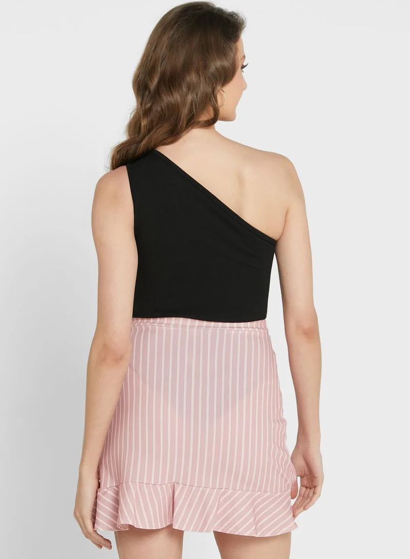 LASULA One Shoulder Cut Out Body