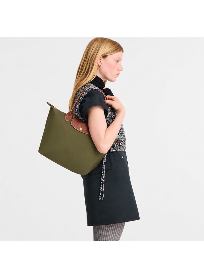Longchamp Le Pliage Medium Tote Bag - Military Olive Green - Image 3