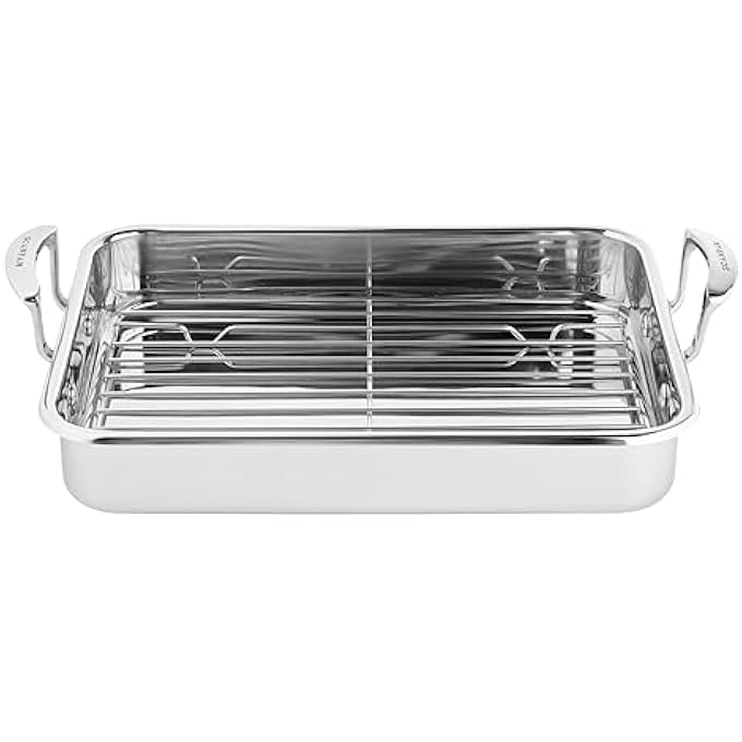 SCANPAN Impact Roasting Pan With Rack 71422600 - Image 3