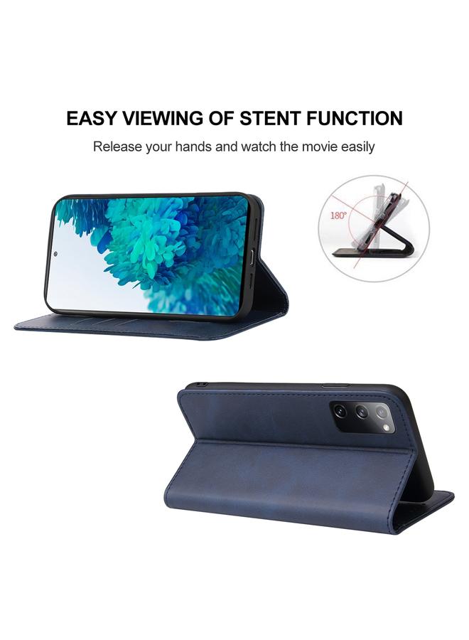 اس-توب جراب لهاتف Samsung Galaxy S20 FE 5G / S20 FE / S20 Lite / S20 FE 2022 جراب هاتف جلدي بإغلاق مغناطيسي - Image 4