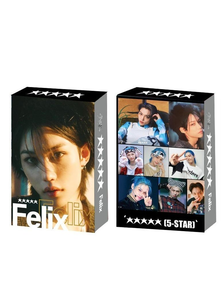 55 Piece Stray Kids Felix 5-Star Photo New Album Lomo Card - pzsku/Z7E910D1DA797C2998A5BZ/45/_/1689471744/4203a225-a930-48d3-a584-5a0b25903458