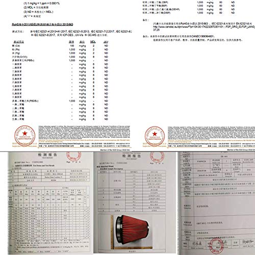 MOOSUN مجموعة سحب الهواء البارد للأداء MooSun 4 بوصة مع فلتر وأنبوب سحب مطلي بالبودرة لسيارات GMC Chevy 99-06 1999 2000 2001 2002 2003 2004 2005 2006 V8 4.8L/5.3L/6.0L (أسود وأسود) - Image 4