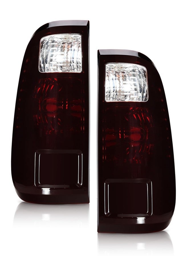OKLPF مصباح خلفي LED من OKLPF متوافق مع سيارات فورد FF250 وF350 وF450 وF550 سوبر ديوتي موديلات 2008-2016، بديل لـ BC3Z13404A وFO2801208، بديل لمجموعة مصابيح الفرامل الخلفية LED السوداء، جهة السائق والراكب - Image 1