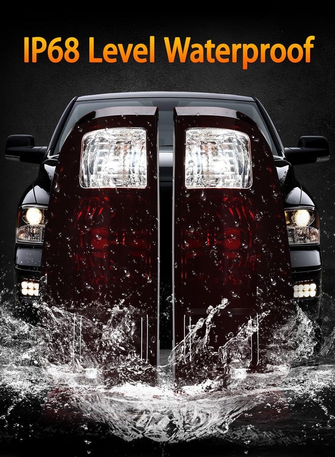 OKLPF مصباح خلفي LED من OKLPF متوافق مع سيارات فورد FF250 وF350 وF450 وF550 سوبر ديوتي موديلات 2008-2016، بديل لـ BC3Z13404A وFO2801208، بديل لمجموعة مصابيح الفرامل الخلفية LED السوداء، جهة السائق والراكب - Image 4