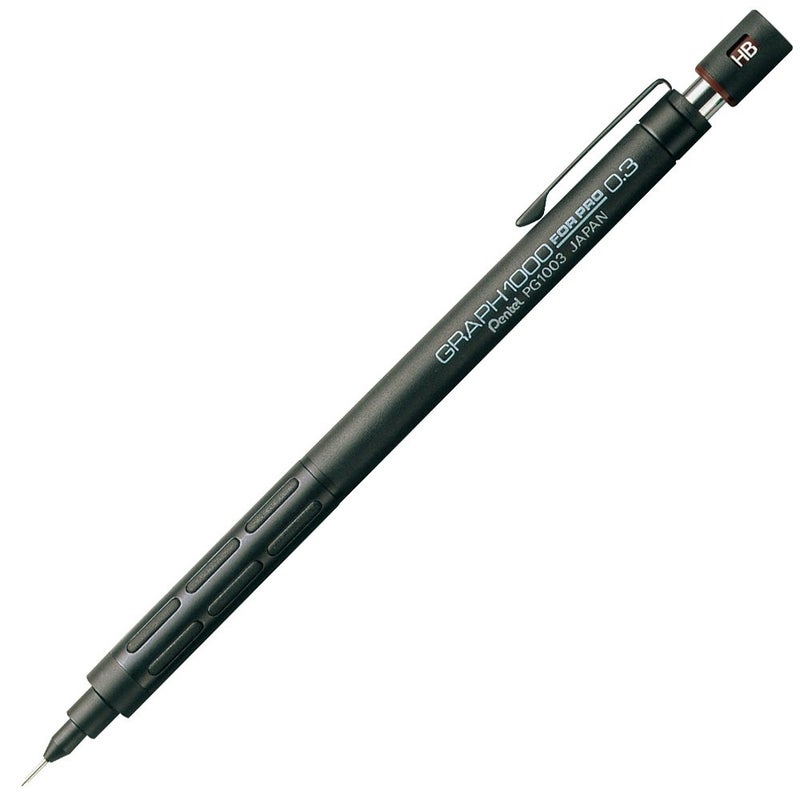 Pentel بنتيل ميكانيكال بنسل جراف 1000 للمحترفين للمسودة 03مم PG1003 - Image 2