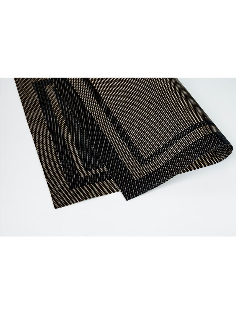 Home Non-Slip Woven Vinyl Insulation Place Mat 30 x 45 cm Heat Resistant Tabletop Placemat Washable Table Mats for Home Restaurants and Party Decoration - Image 5