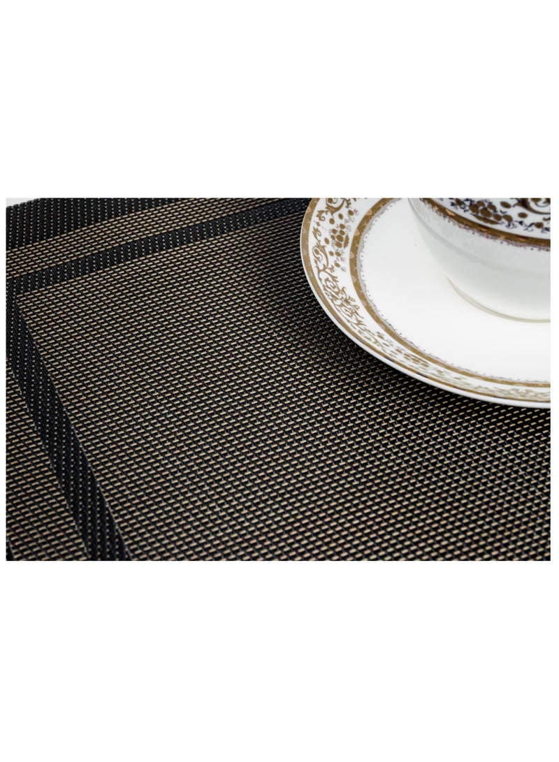Home Non-Slip Woven Vinyl Insulation Place Mat 30 x 45 cm Heat Resistant Tabletop Placemat Washable Table Mats for Home Restaurants and Party Decoration - Image 4