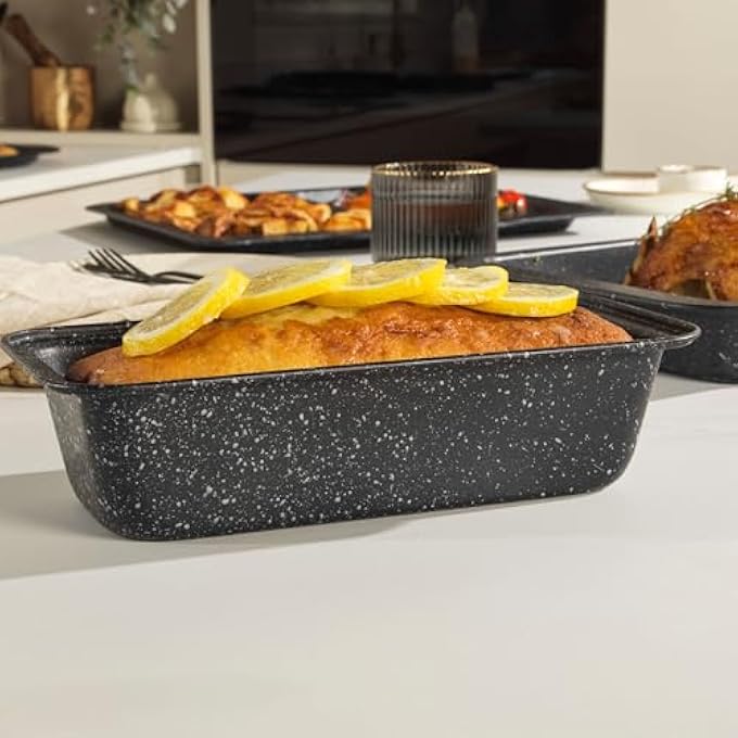 سالتر سيلفر ميجاستون 27 سم رغيف عموم غير لاصق طلاء EasyClean تصميم متين - Image 4