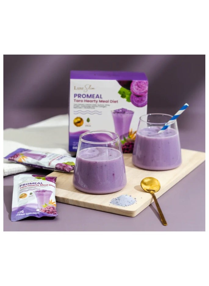 Luxe Slim - وجبة صحية من ProMeal Taro 35 جرام × 10 - Image 1