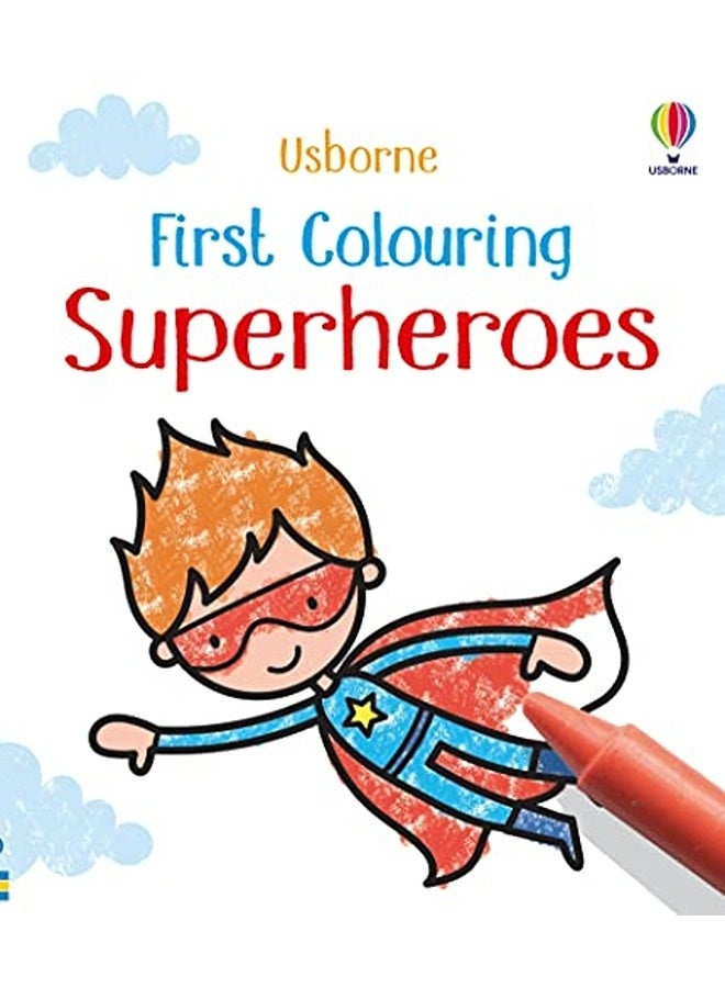 First Colouring Superheroes 