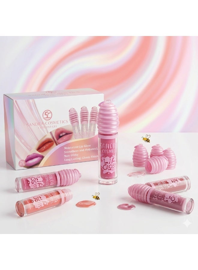 Sandra Long Lasting Moisturizing Lip Gloss for a Fuller and Attractive Look - Image 1