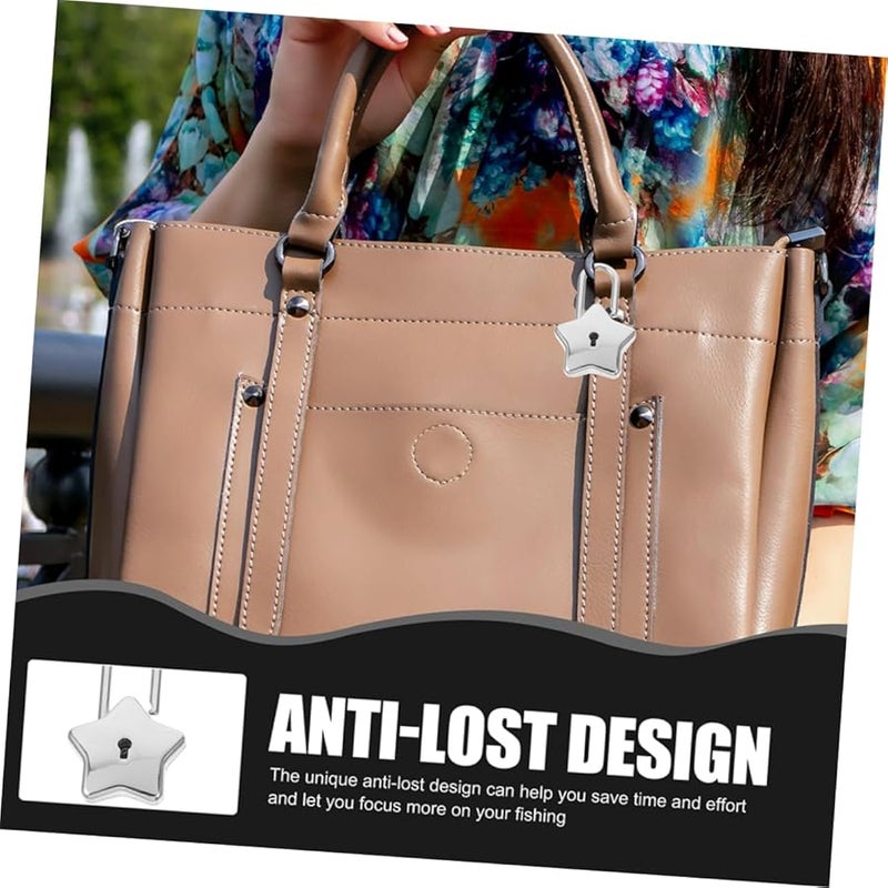 Artibetter Decorative Star Shaped Padlock with Keys for Diary Jewelry Box Durable Rustproof Travel Accessory - Image 5