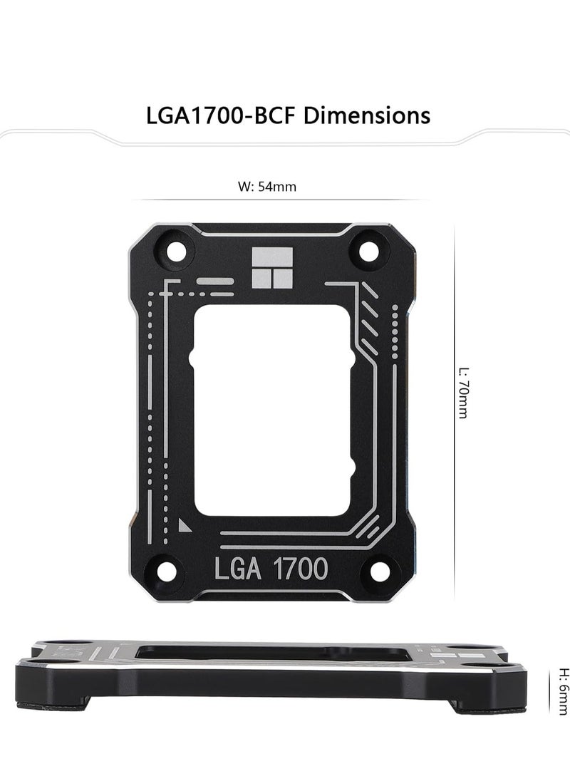 Thermalright Thermalright LGA1700-BCF Black 12/13 Generation Intel CPU Fixer, 5.4cm x 7cm x 6mm, Air Cooled, Desktop Compatible  - Image 3