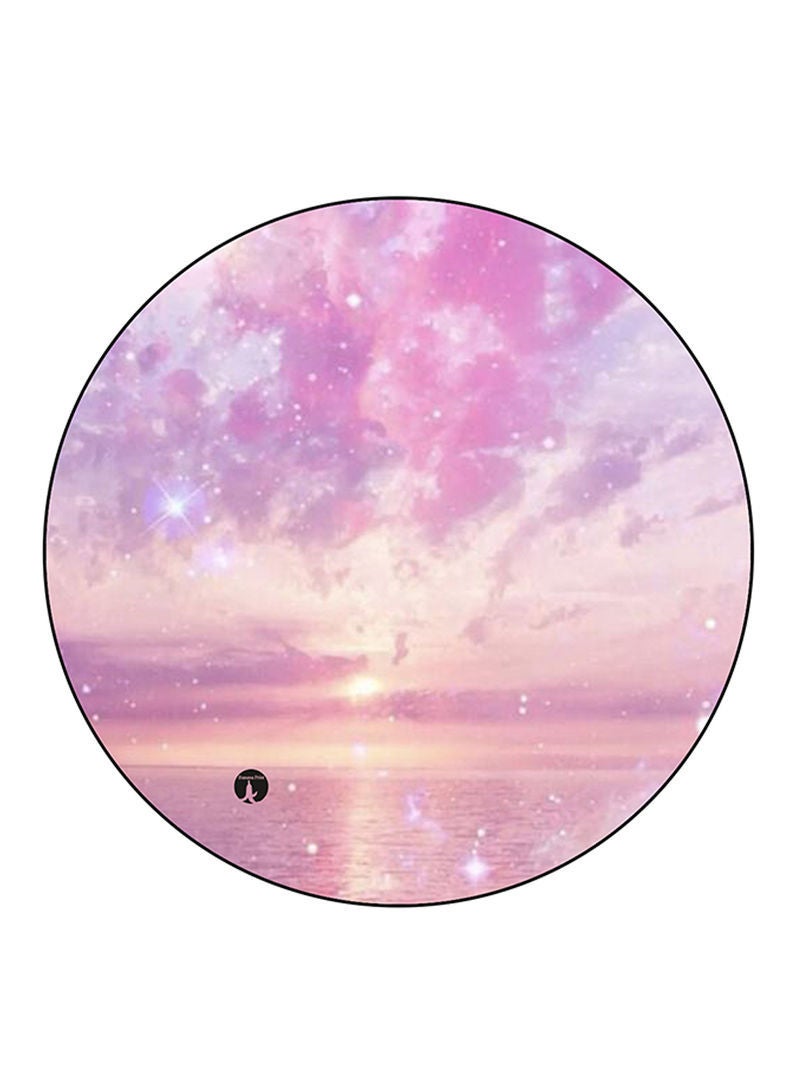 RKN Nature Printed Fridge Magnet  Round  Multicolour - Image 1