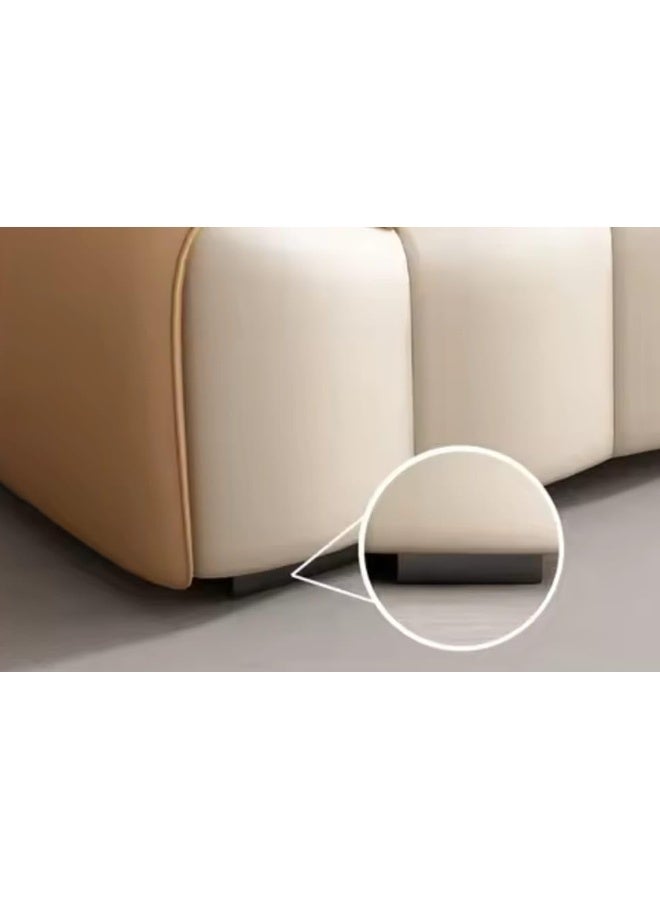 Modern Channel Tufted Bench Ottoman - Image 5