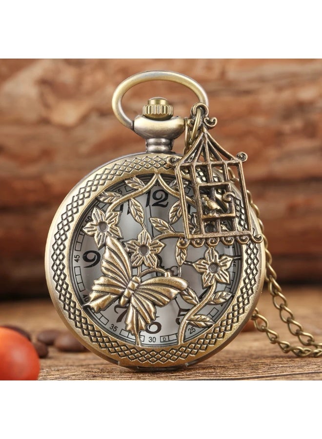 Mark Fairwhale New Retro Flip Pendant Commemorative Watch 