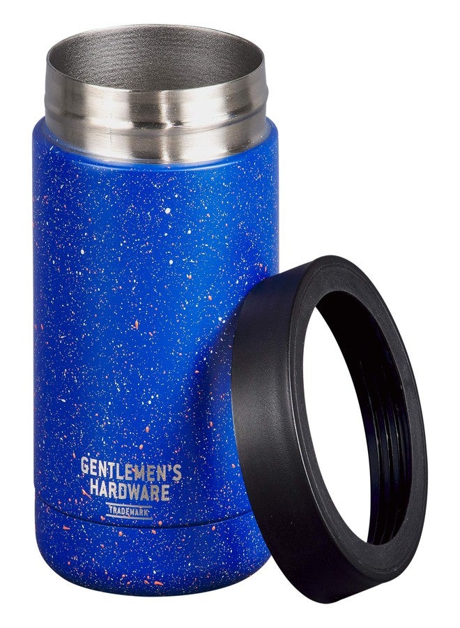 Gentlemen's Hardware Double-Walled Insulated Stainless Steel Beverage Cooler, 11-Ounce, Blue Speckle - Image 3