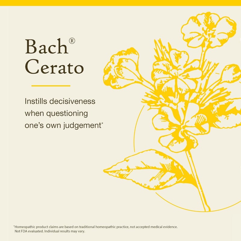 Bach Original Flower Remedies Cerato Essence - 20 ml Homeopathic Flower Essence for Trust and Intuition - Image 3