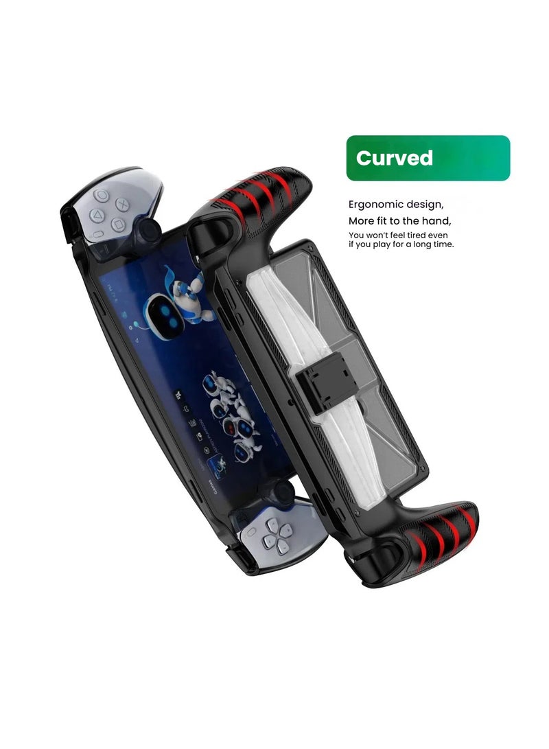 Protective case for Sony PlayStation Portal, TPU+PC composite stand case for hardcore protection and easy handling. - Image 3
