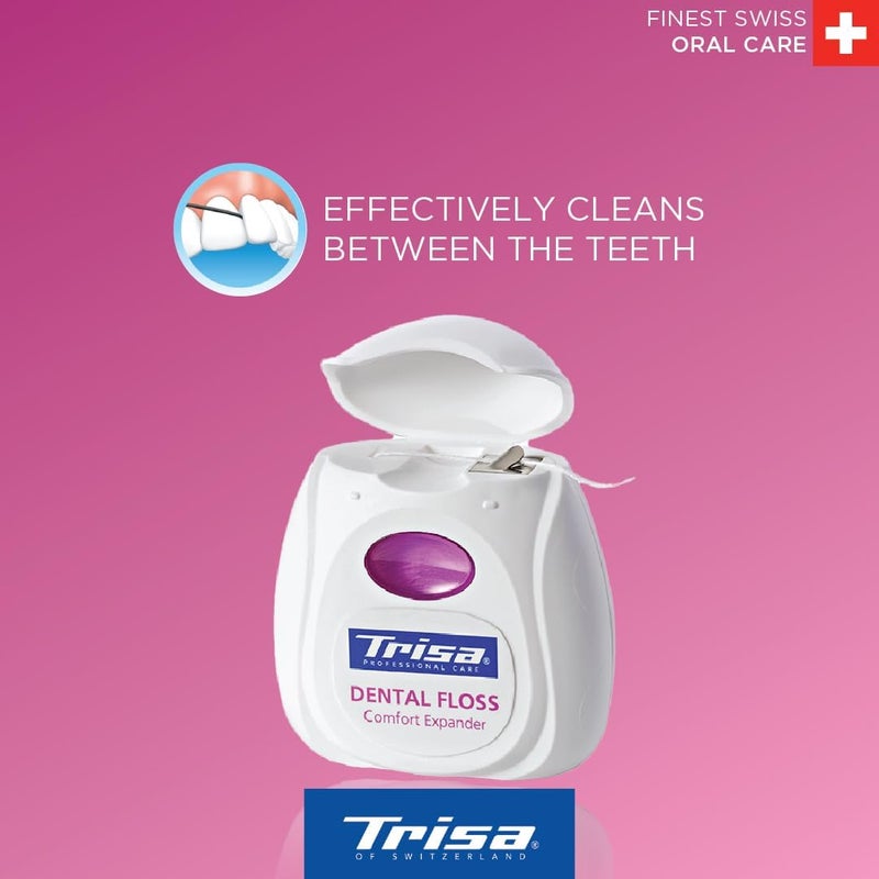 Trisa Professional Dental Floss Comfort Expander - Mint 40m - Image 5